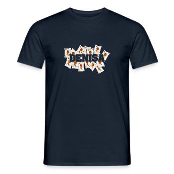 Geschenk für Denisa - Männer T-Shirt - Navy - Vorne - AI Model Male 178 light (178cm)