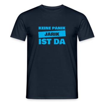 Vorname Jarik - Männer T-Shirt - Navy - Vorne - AI Model Male 178 light (178cm)