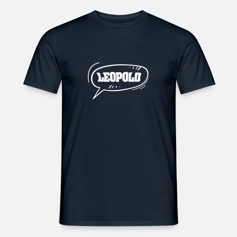 First name Leopold - Men's T-Shirt - navy