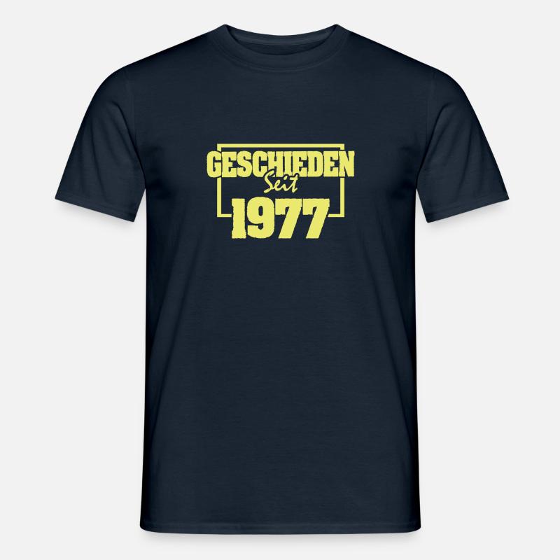 1977 - Männer T-Shirt - Navy