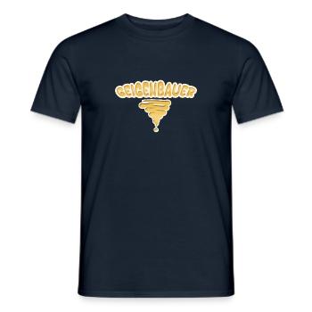 Geschenk für Geigenbauer - Männer T-Shirt - Navy - Vorne - AI Model Male 178 light (178cm)