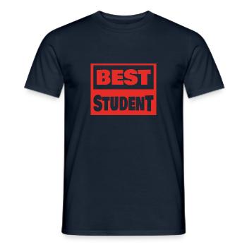 Style of the best Student - Männer T-Shirt - Navy - Vorne - AI Model Male 178 light (178cm)