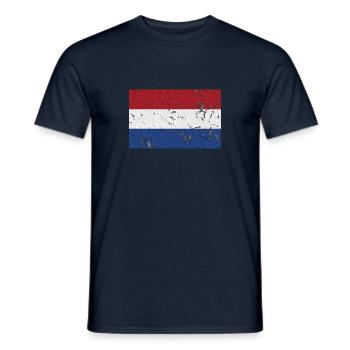 Netherlands - Men's T-Shirt - navy - Front - AI Model Male 178 light (178cm)