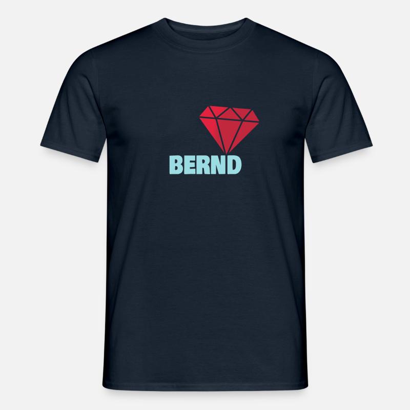 Edel Bernd - Männer T-Shirt - Navy