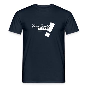 Lustig Melia - Männer T-Shirt - Navy - Vorne - AI Model Male 178 light (178cm)