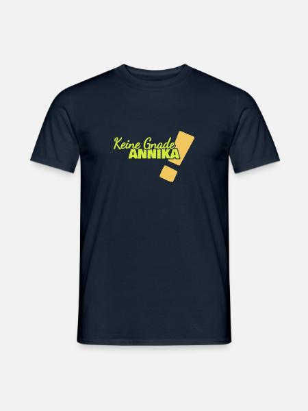 Annika - Männer T-Shirt - Navy