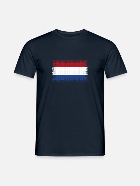 Niederlande als Niederlande - Männer T-Shirt - Navy