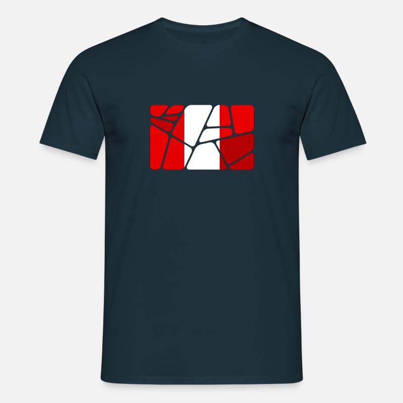 Peru Peru - Männer T-Shirt - Navy