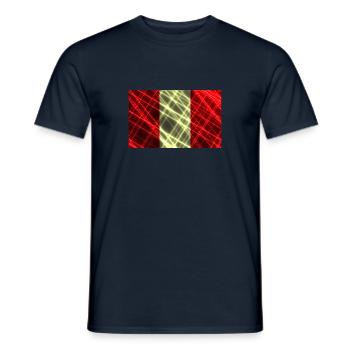 Peru - Men's T-Shirt - navy - Front - AI Model Male 178 light (178cm)