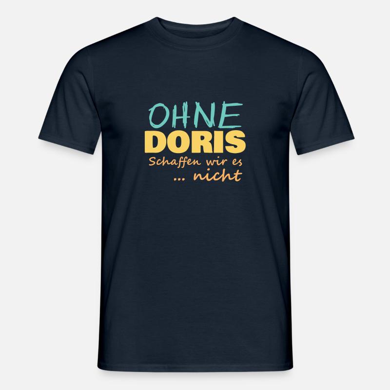 Doris - Männer T-Shirt - Navy