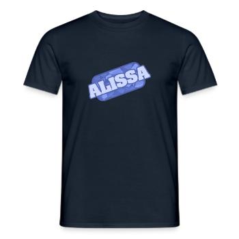 Alissa - Men's T-Shirt - navy - Front - AI Model Male 178 light (178cm)