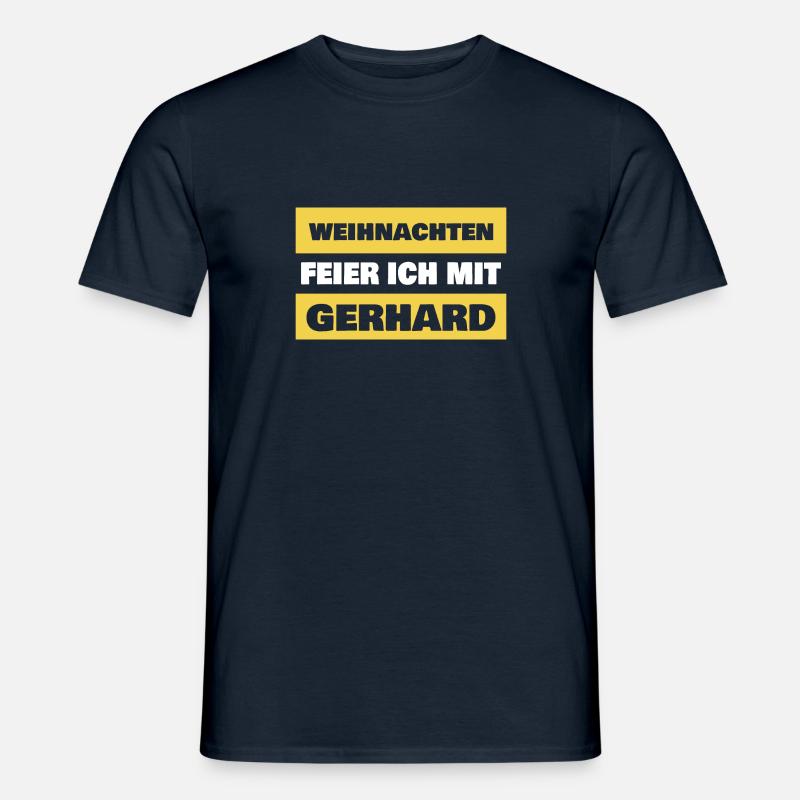 Gerhard as a first name - Men's T-Shirt - navy