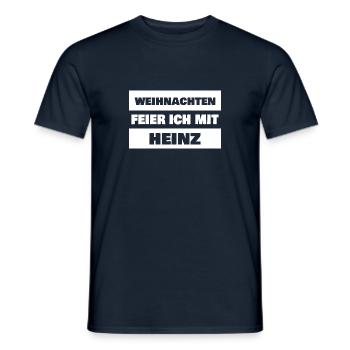 Heinz - Männer T-Shirt - Navy - Vorne - AI Model Male 178 light (178cm)