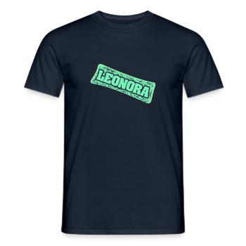 Geschenk für Leonora - Männer T-Shirt - Navy - Vorne - AI Model Male 178 light (178cm)