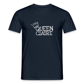 Cadeau pour Claire - T-shirt homme - marine - Devant - AI Model Male 178 light (178cm)