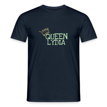 Vorname Lydia - Männer T-Shirt - Navy - Vorne - AI Model Male 178 light (178cm)