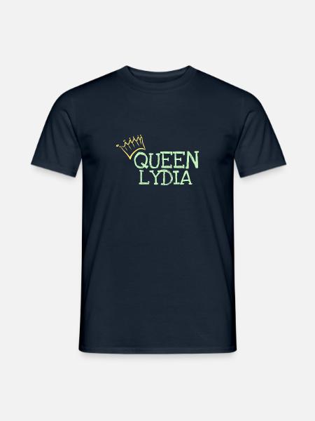 Vorname Lydia - Männer T-Shirt - Navy