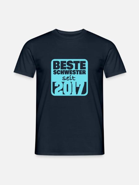 Geschwister 2017 - Männer T-Shirt - Navy