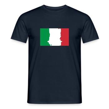 Italy - Men's T-Shirt - navy - Front - AI Model Male 178 light (178cm)
