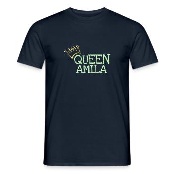 Geschenk für Amila - Männer T-Shirt - Navy - Vorne - AI Model Male 178 light (178cm)