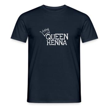 Prénom Henné - T-shirt homme - marine - Devant - AI Model Male 178 light (178cm)