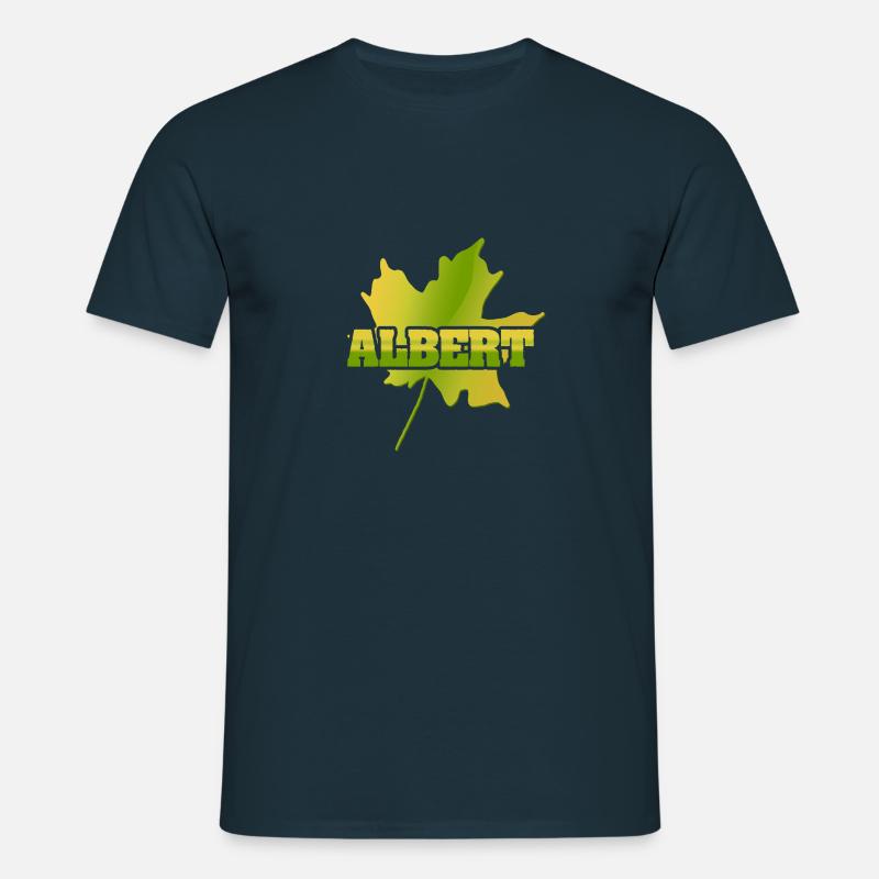 Albert Albert - Männer T-Shirt - Navy