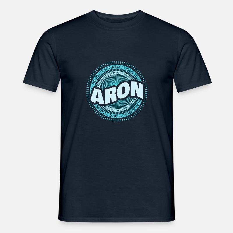 Geschenkidee Aron - Männer T-Shirt - Navy