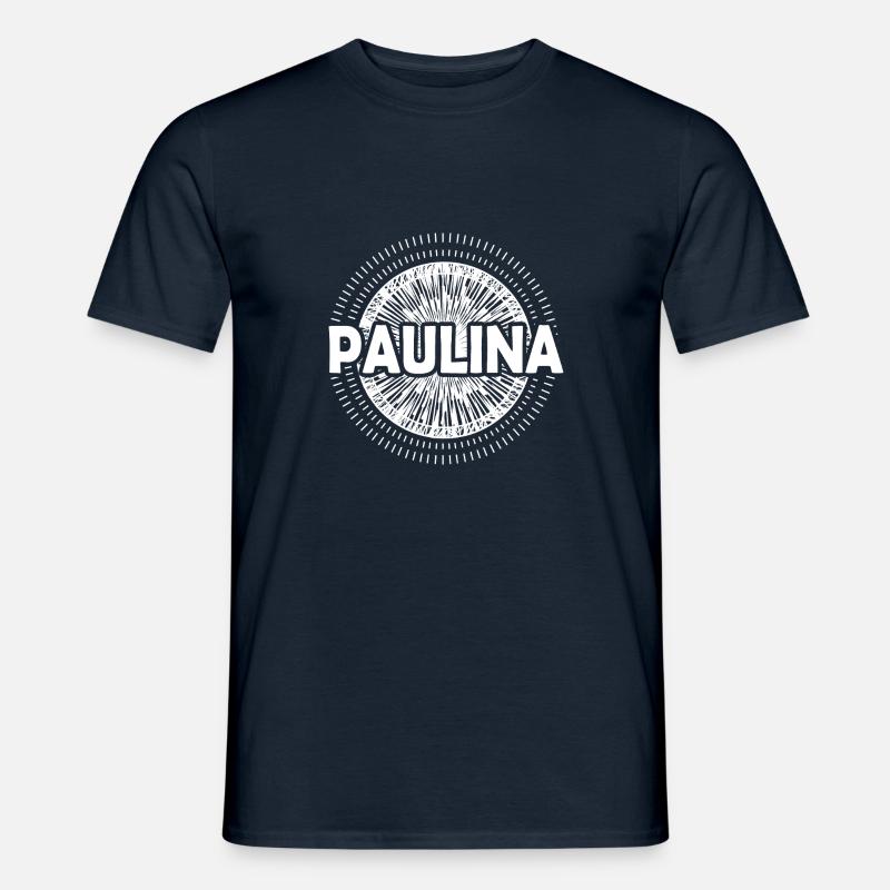 Geschenkidee Paulina - Männer T-Shirt - Navy