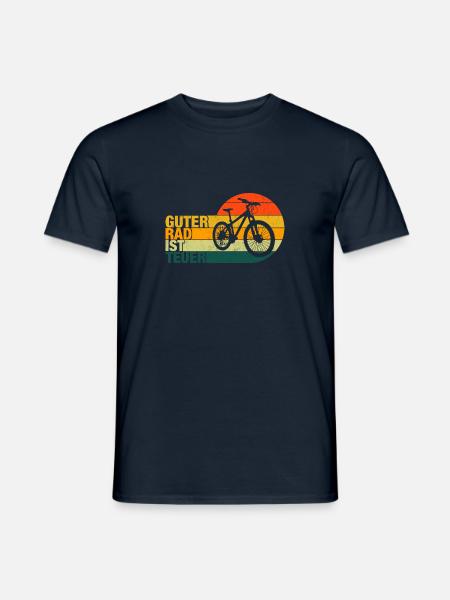 Guter Rad ist teuer - Männer T-Shirt - Navy