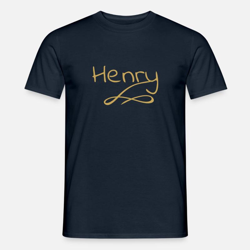 Nome Henry - T-shirt uomo - navy
