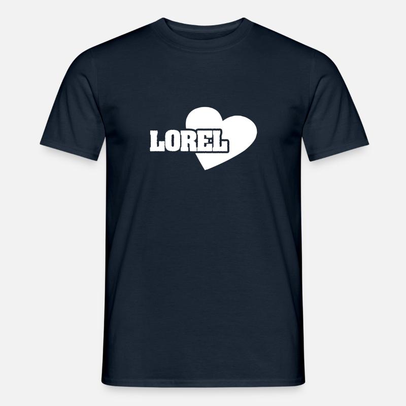 Gold Lorel - Männer T-Shirt - Navy