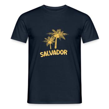 Gift for Salvador - Men's T-Shirt - navy - Front - AI Model Male 178 light (178cm)