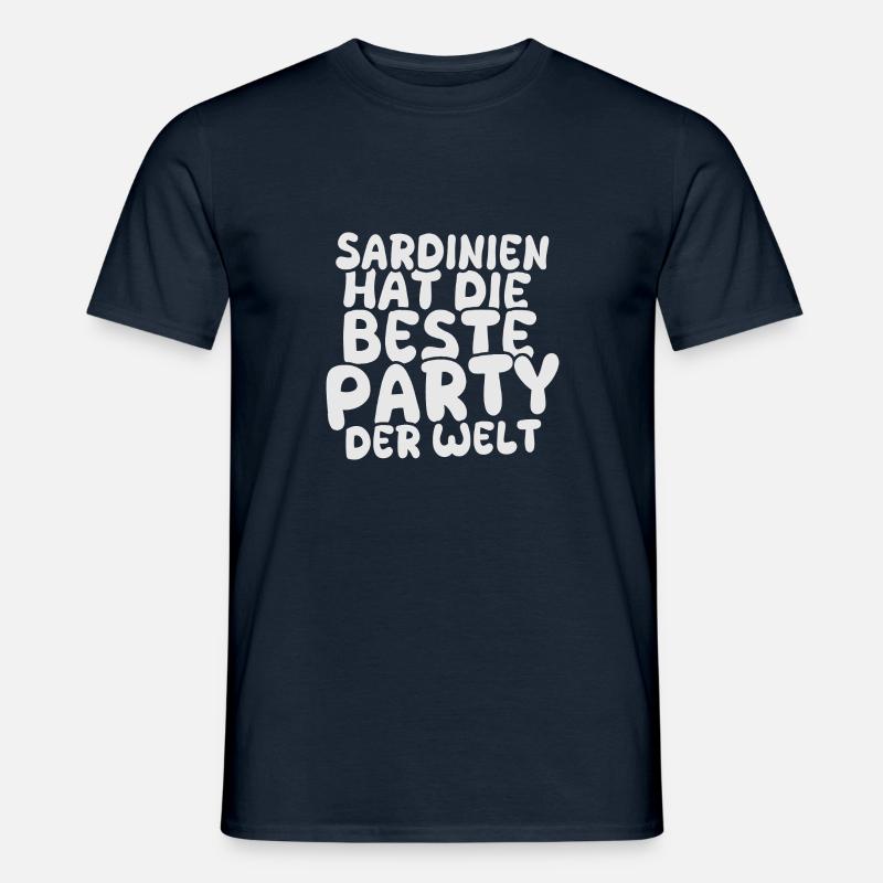 Destination de vacances Sardaigne - T-shirt homme - marine