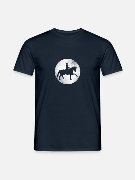Tunierpferd with rider - Men's T-Shirt - navy