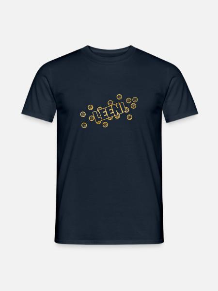 prénom Leeni - T-shirt homme - marine