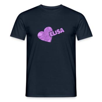 Crown Elisa - Men's T-Shirt - navy - Front - AI Model Male 178 light (178cm)
