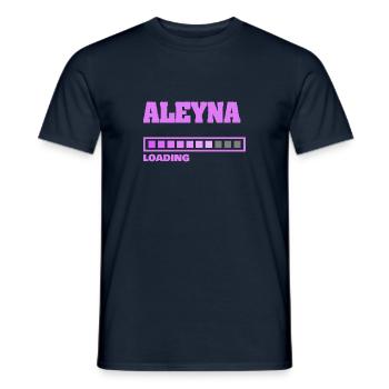 Baby Aleyna - Men's T-Shirt - navy - Front - AI Model Male 178 light (178cm)