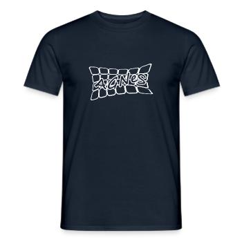 Name Agnes - Männer T-Shirt - Navy - Vorne - AI Model Male 178 light (178cm)