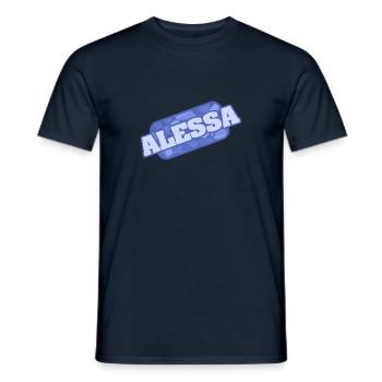 Cadeau pour Alessa - T-shirt homme - marine - Devant - AI Model Male 178 light (178cm)