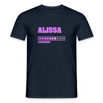 Baby Alissa - Men's T-Shirt - navy - Front - AI Model Male 178 light (178cm)