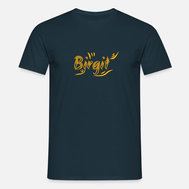 Birgit - Männer T-Shirt - Navy