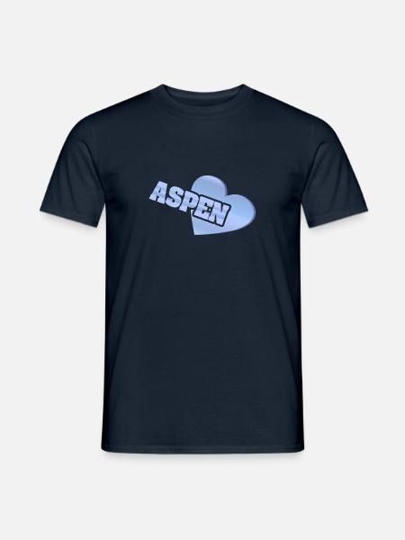 Love Aspen - Men's T-Shirt - navy