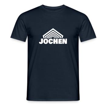 Jochen als Vorname - Männer T-Shirt - Navy - Vorne - AI Model Male 178 light (178cm)