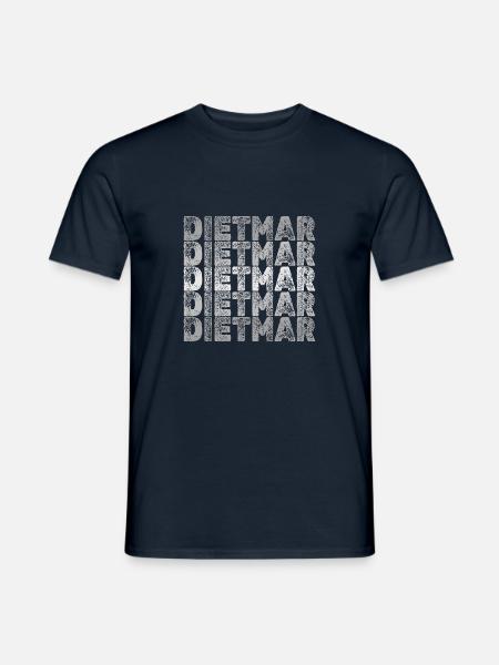 Dietmar Dietmar - Männer T-Shirt - Navy