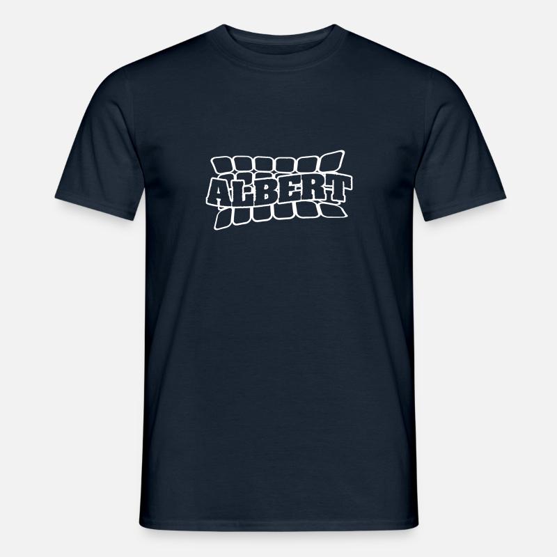 Name Albert - Männer T-Shirt - Navy