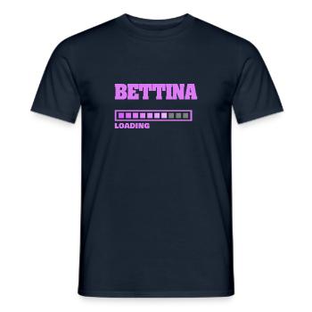 Bettina - Männer T-Shirt - Navy - Vorne - AI Model Male 178 light (178cm)