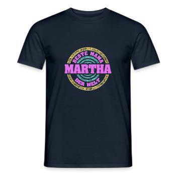 Mutter Martha - Männer T-Shirt - Navy - Vorne - AI Model Male 178 light (178cm)