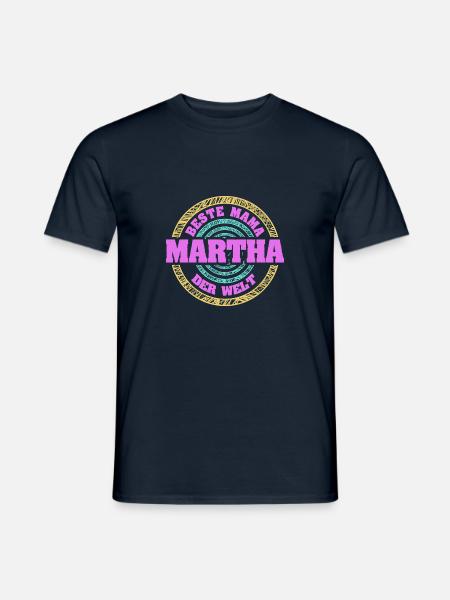 Mutter Martha - Männer T-Shirt - Navy