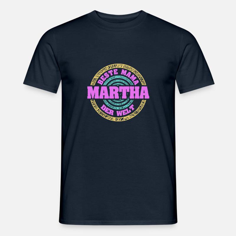 Mutter Martha - Männer T-Shirt - Navy