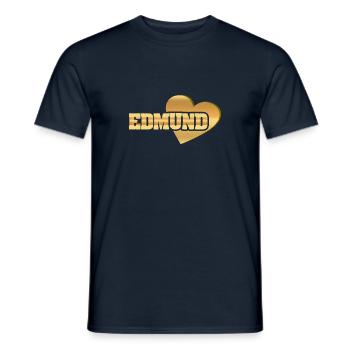 Edmund - T-shirt homme - marine - Devant - AI Model Male 178 light (178cm)